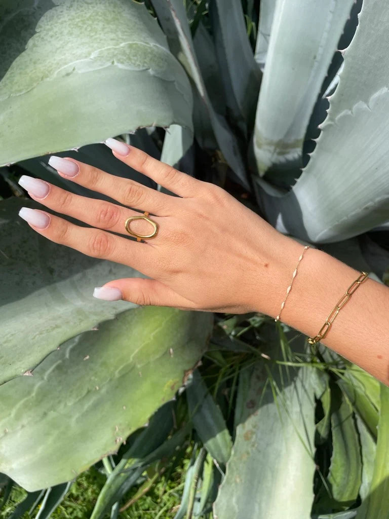 Bague Ajustable Ovale