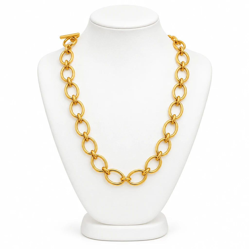 Collier Chaîne à Maillons Ovales