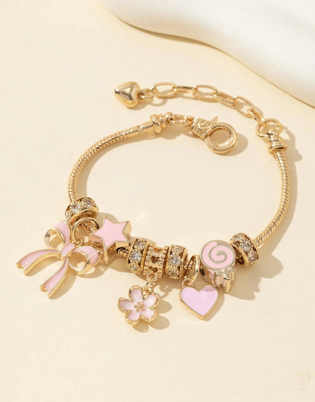 Bracelet Charms Doré