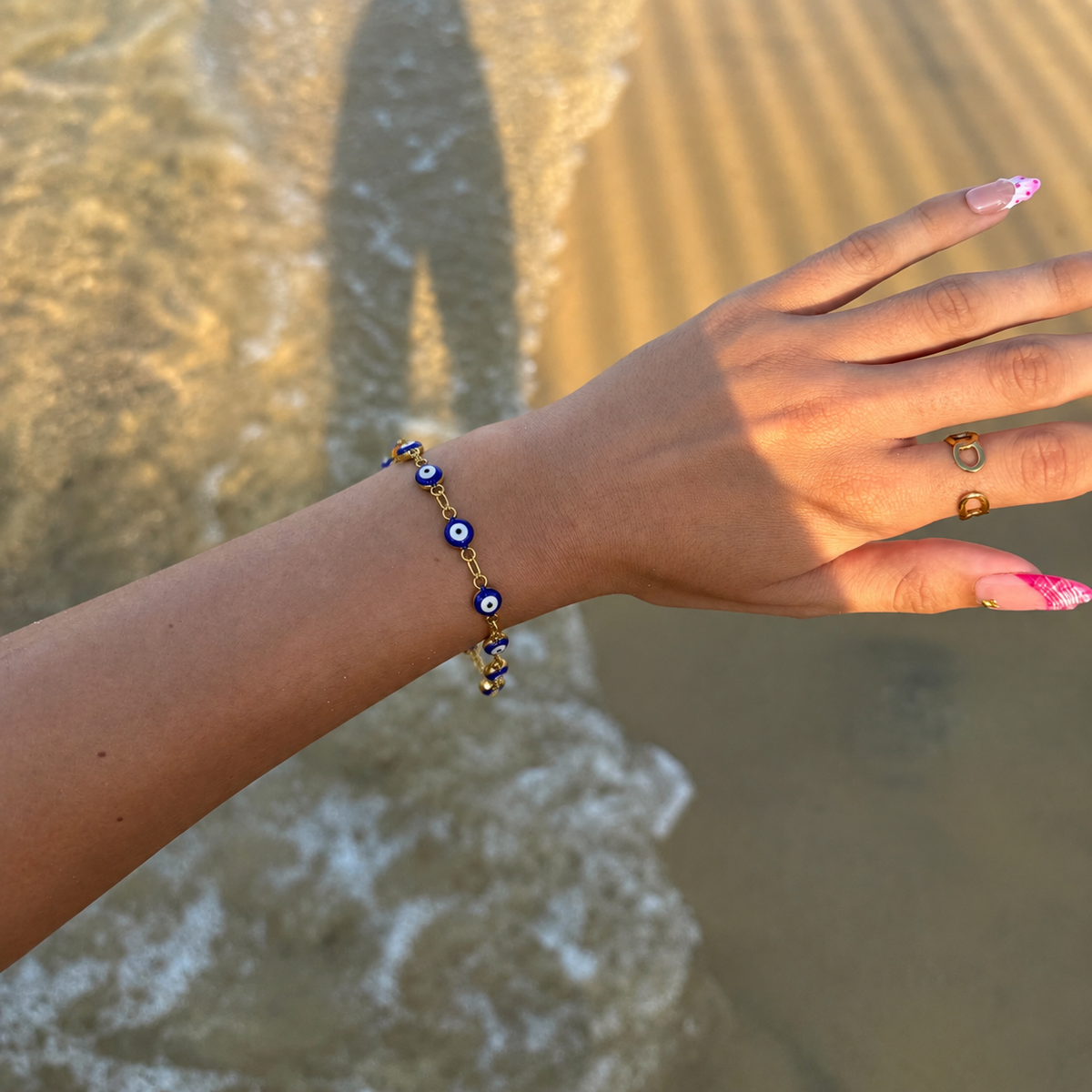 Bracelet Doré Œil Nazar