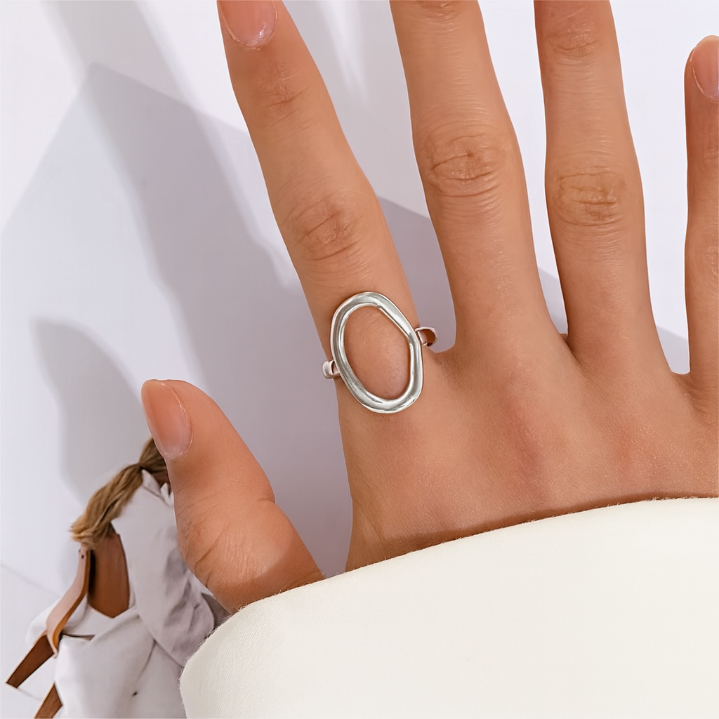 Bague Ajustable Ovale