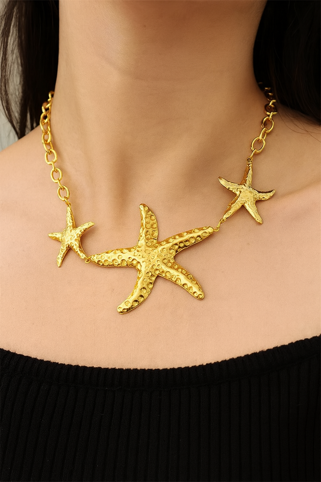 Colliers Marins Dorés