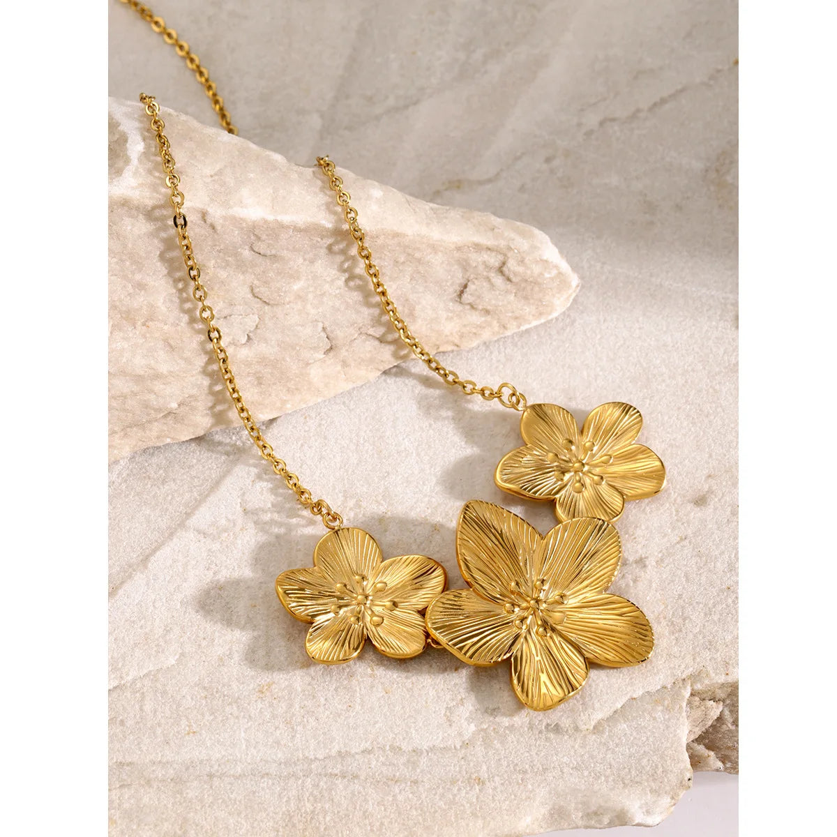 Collier Fleur Dorée