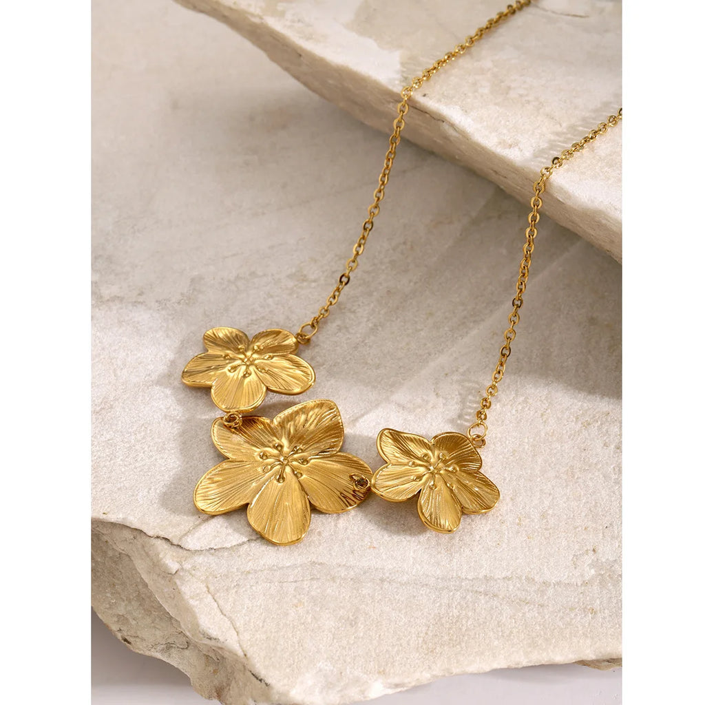 Collier Fleur Dorée