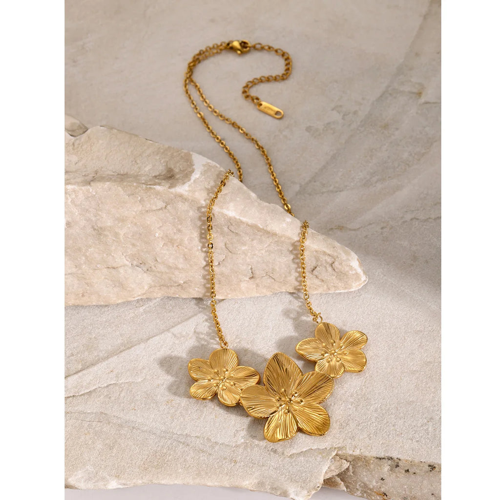 Collier Fleur Dorée