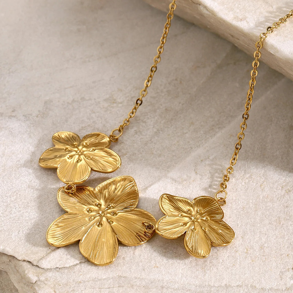 Collier Fleur Dorée