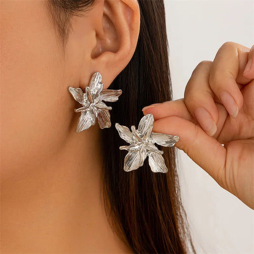 Boucles d’oreilles Double Fleur