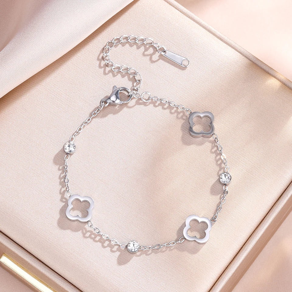 Bracelets Trèfles Email