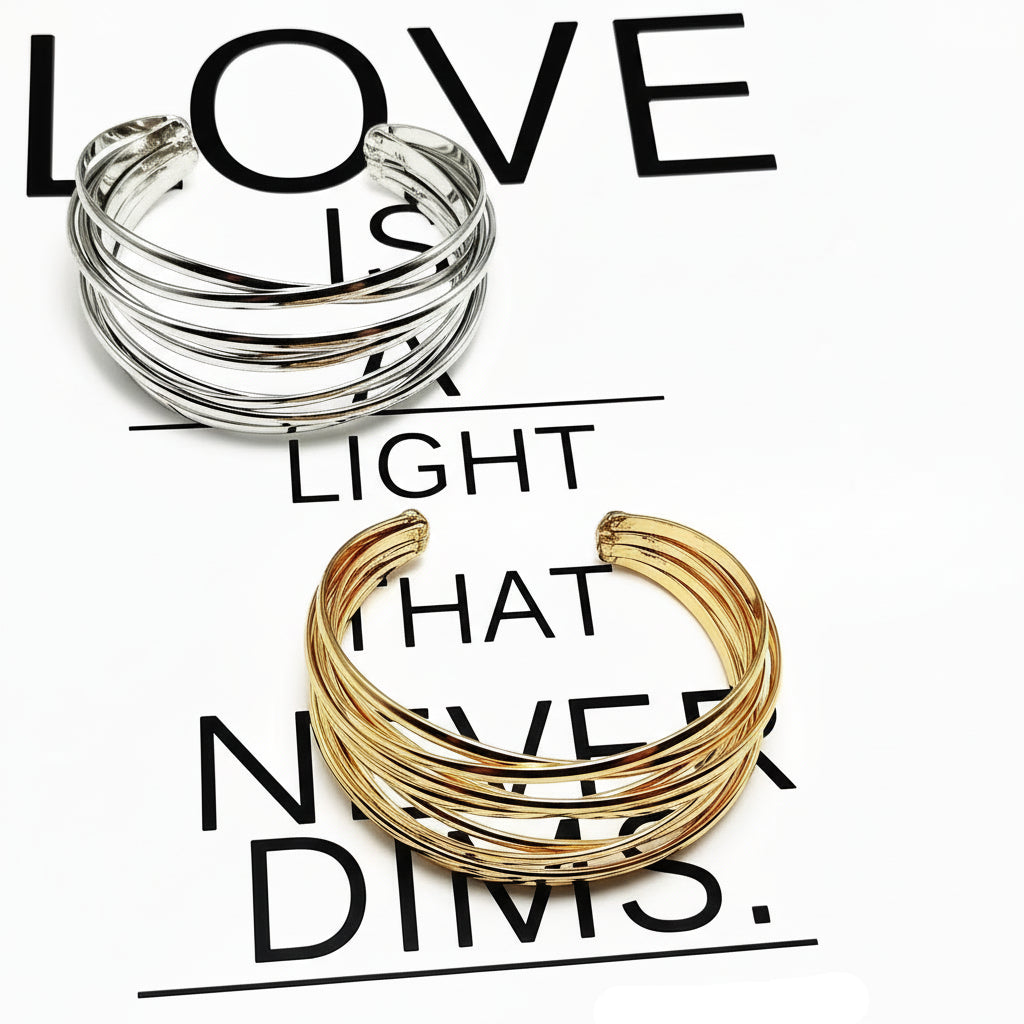 Bracelet Cuff Multibrins