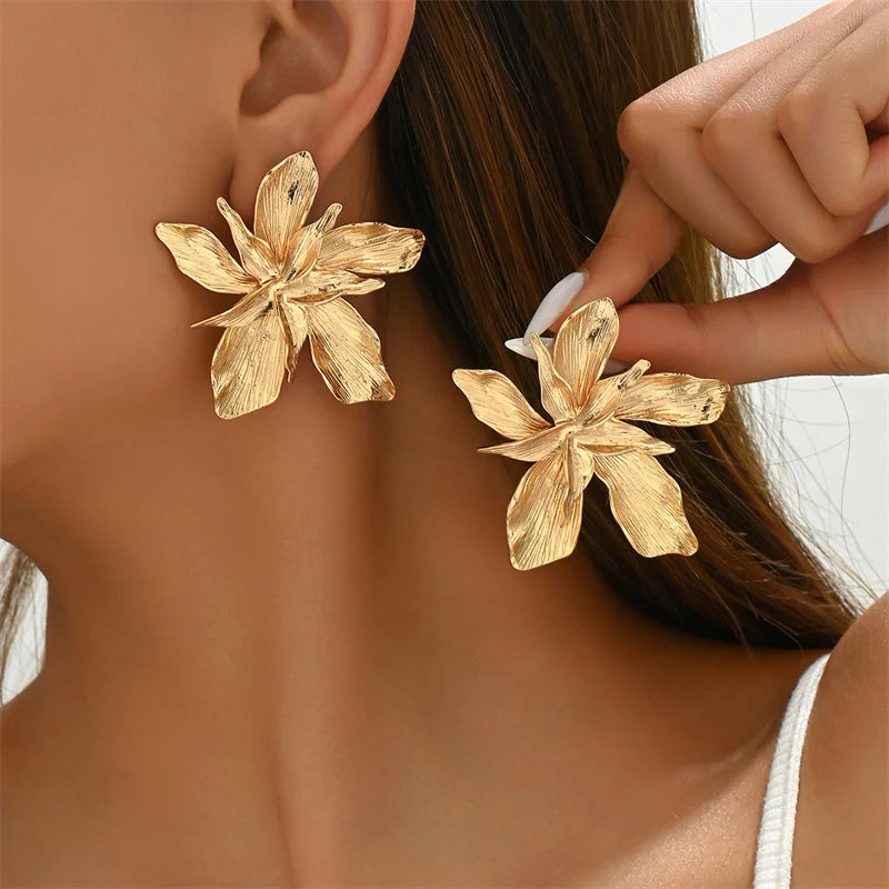 Boucles d’oreilles Double Fleur