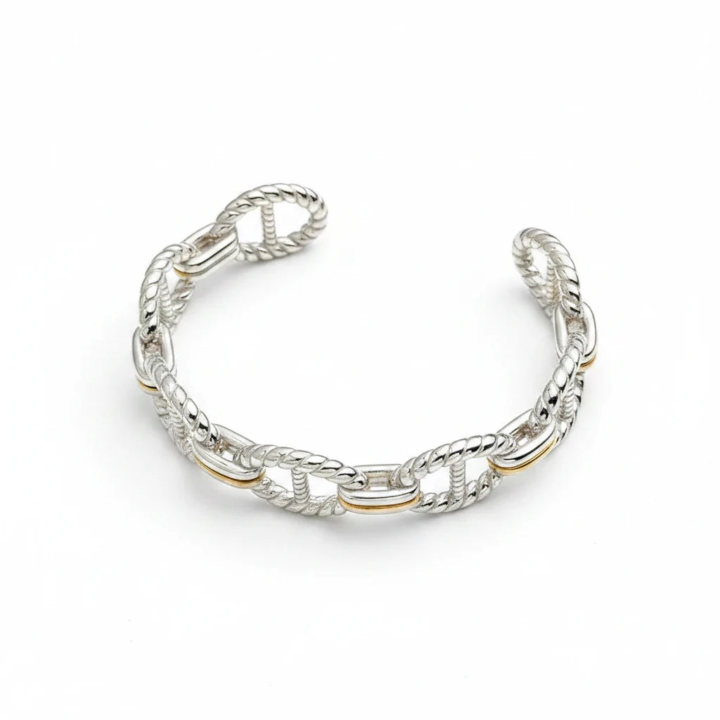 Bracelet Manchette Tressé