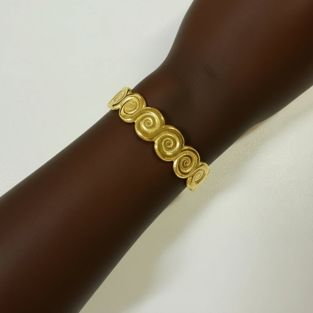 Bracelet Manchette Spirale