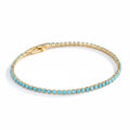 Bracelets Admiration Dorée et Turquoise