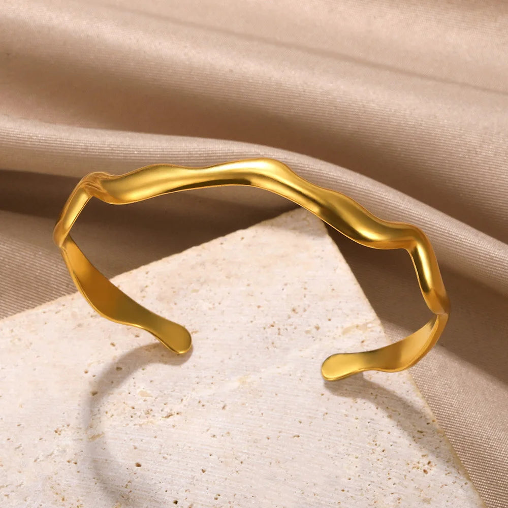 Bracelet Jonc Ondulé