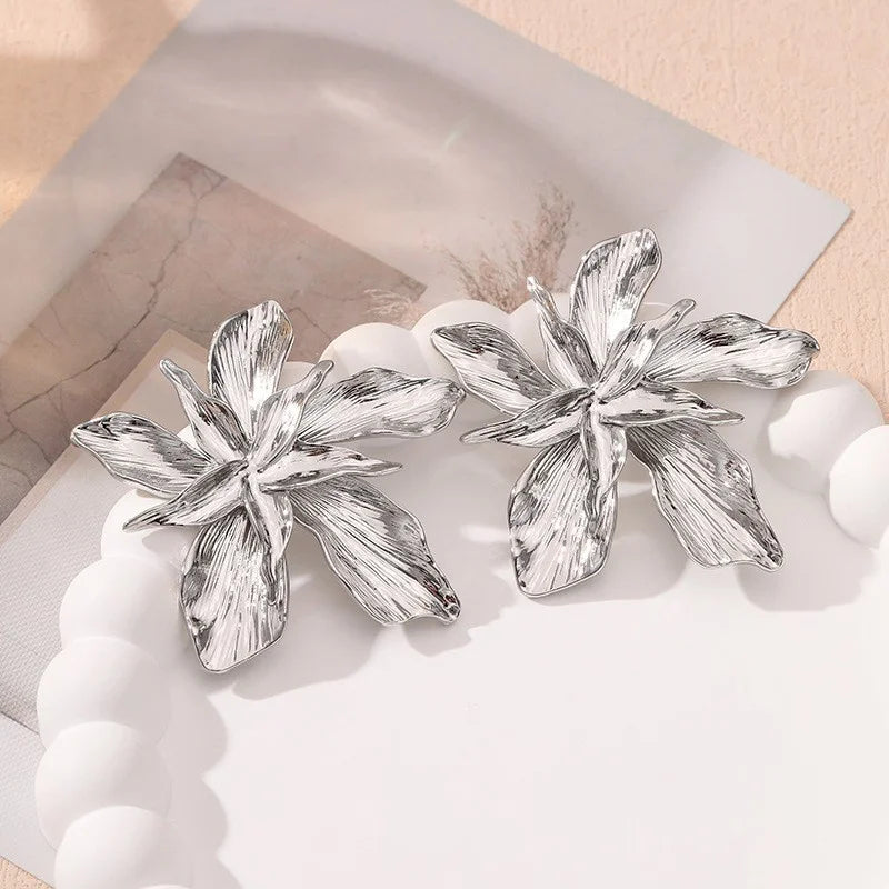 Boucles d’oreilles Double Fleur