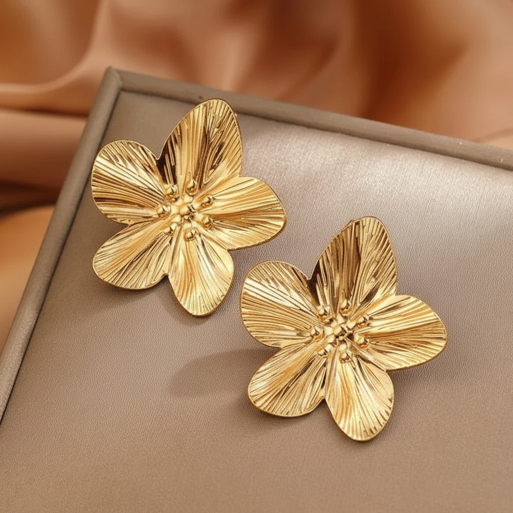 Boucles d’Oreilles Floral