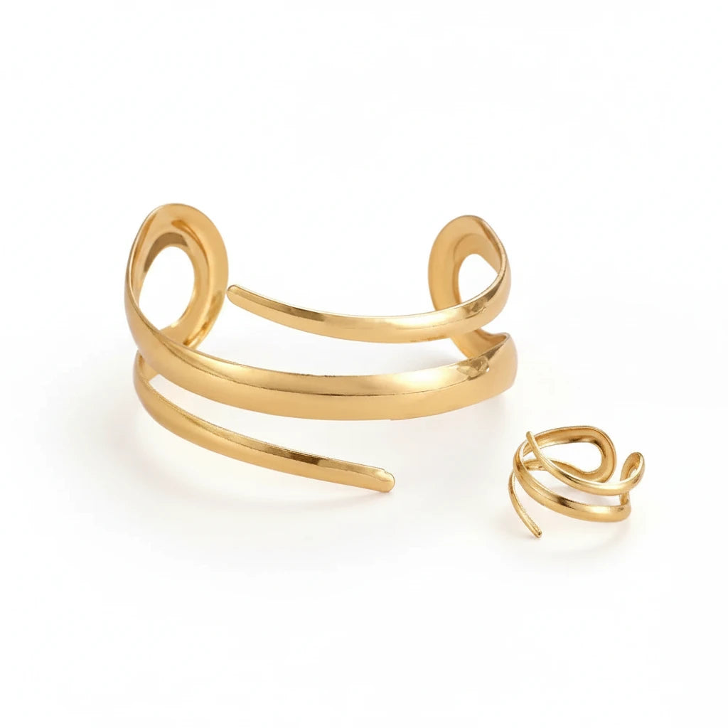 Set Bracelet Bague Raffinée