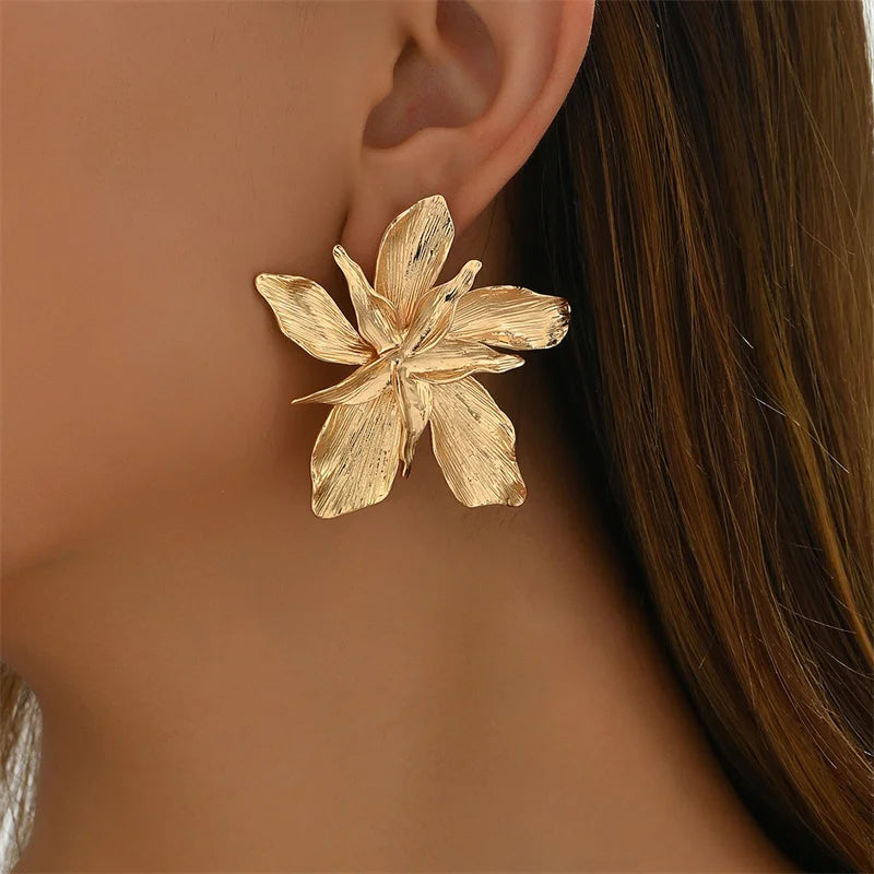 Boucles d’oreilles Double Fleur
