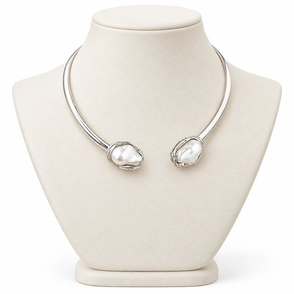 Collier Jonc Nacrée