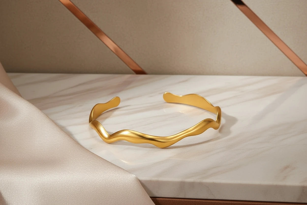 Bracelet Jonc Ondulé