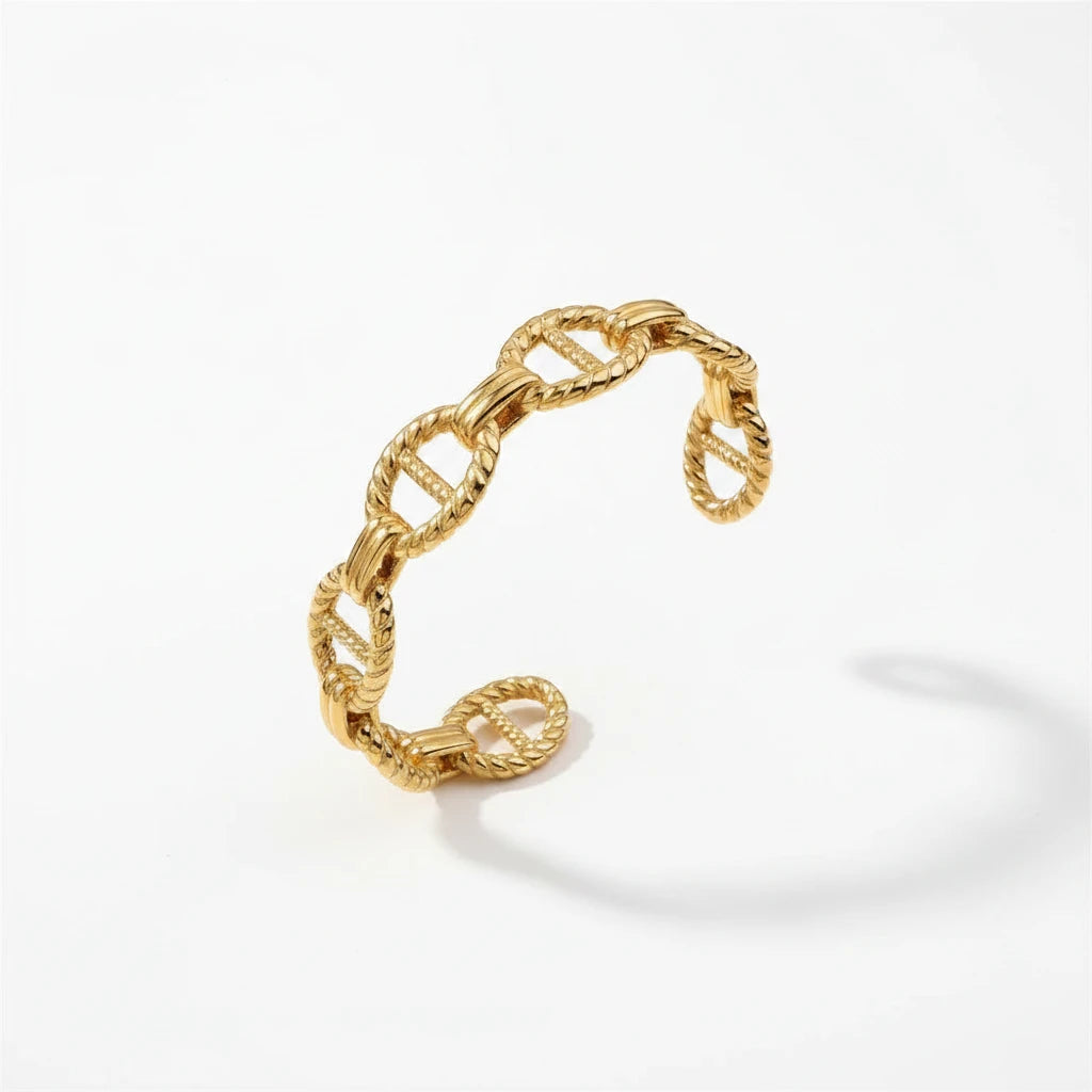 Bracelet Manchette Tressé