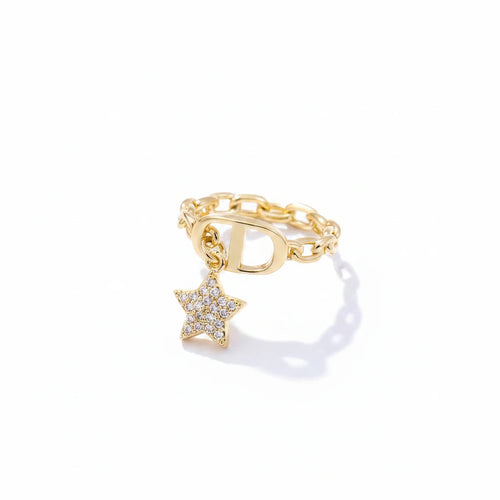 Bague Ajustable avec Pendentif