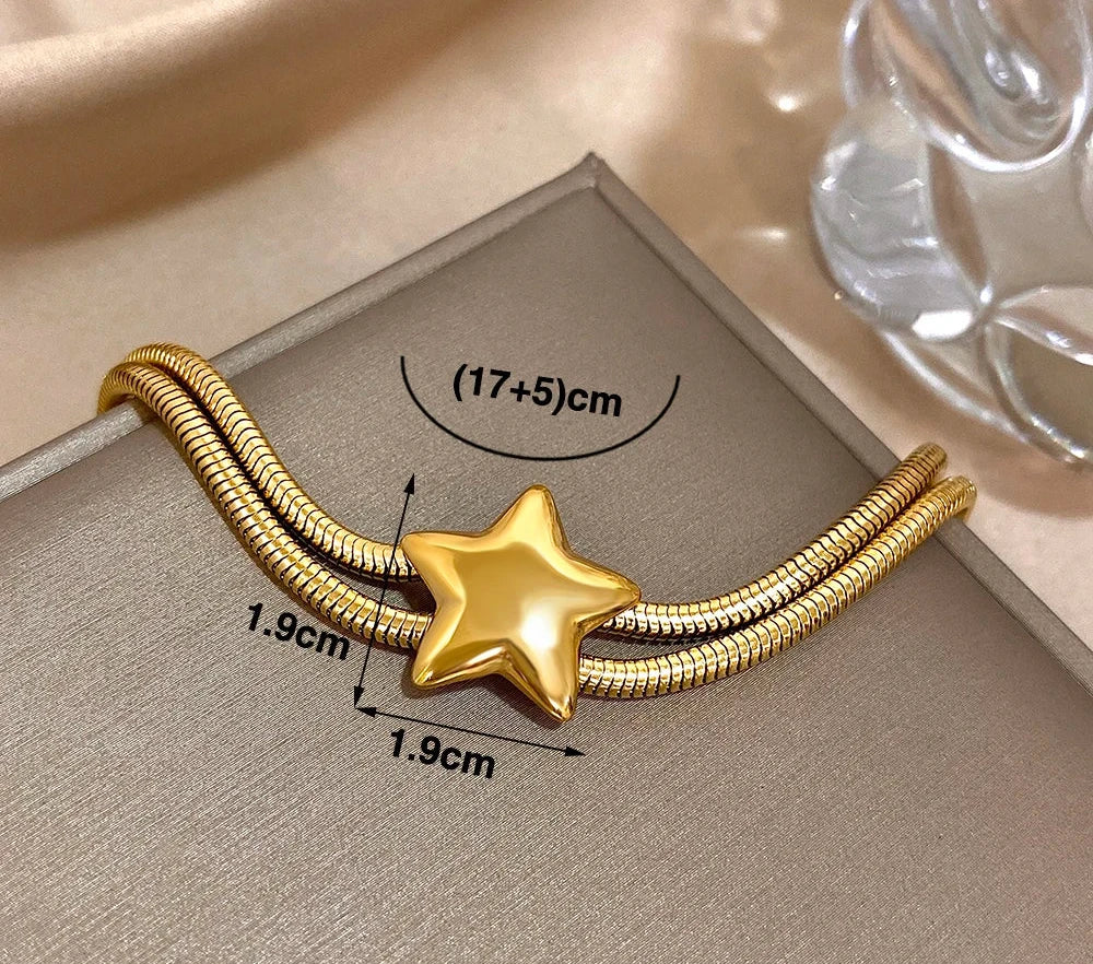 Bracelet Étoile Double Rang