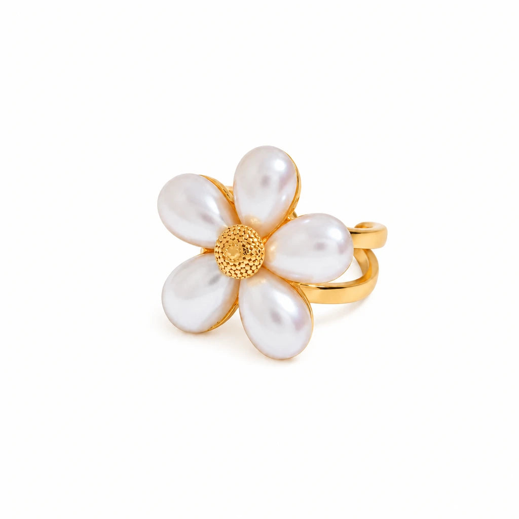 Bague Fleur Nacrée