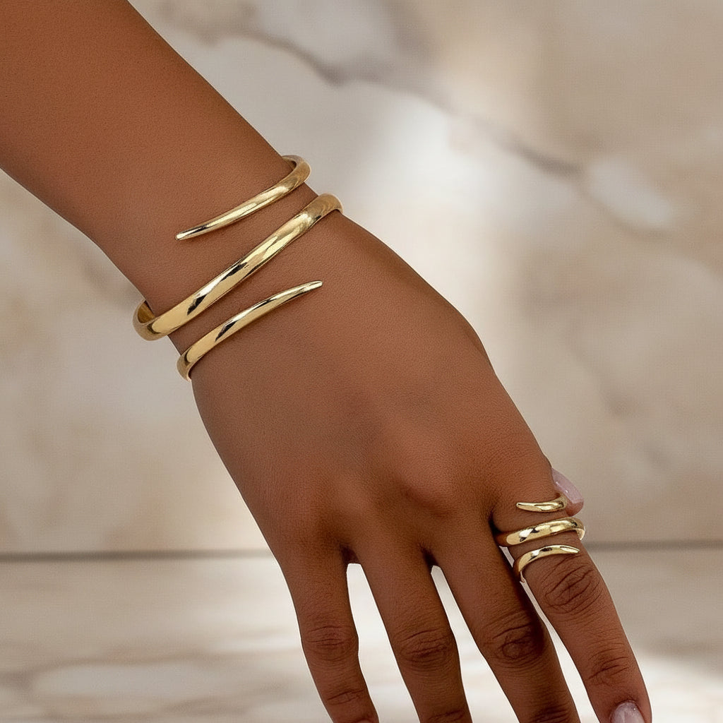 Set Bracelet Bague Raffinée