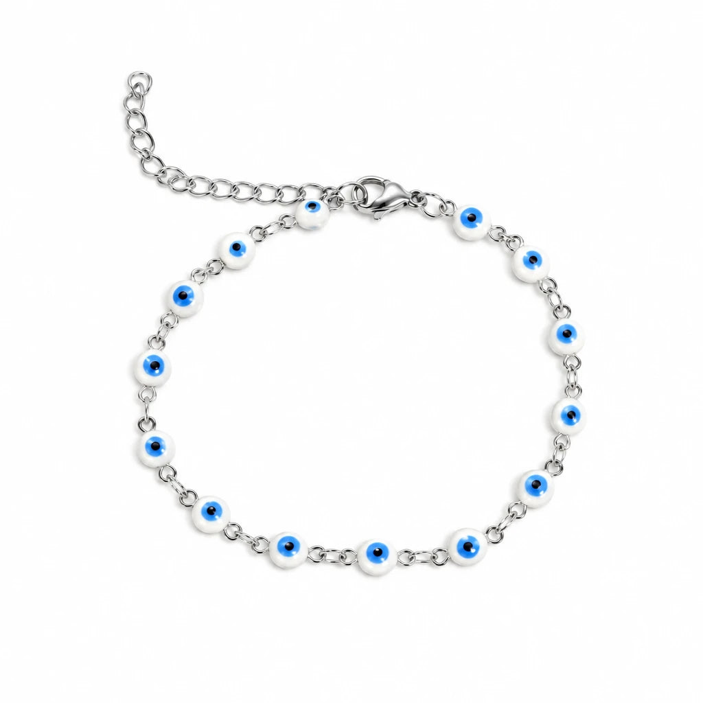 Bracelet Argenté Œil Nazar
