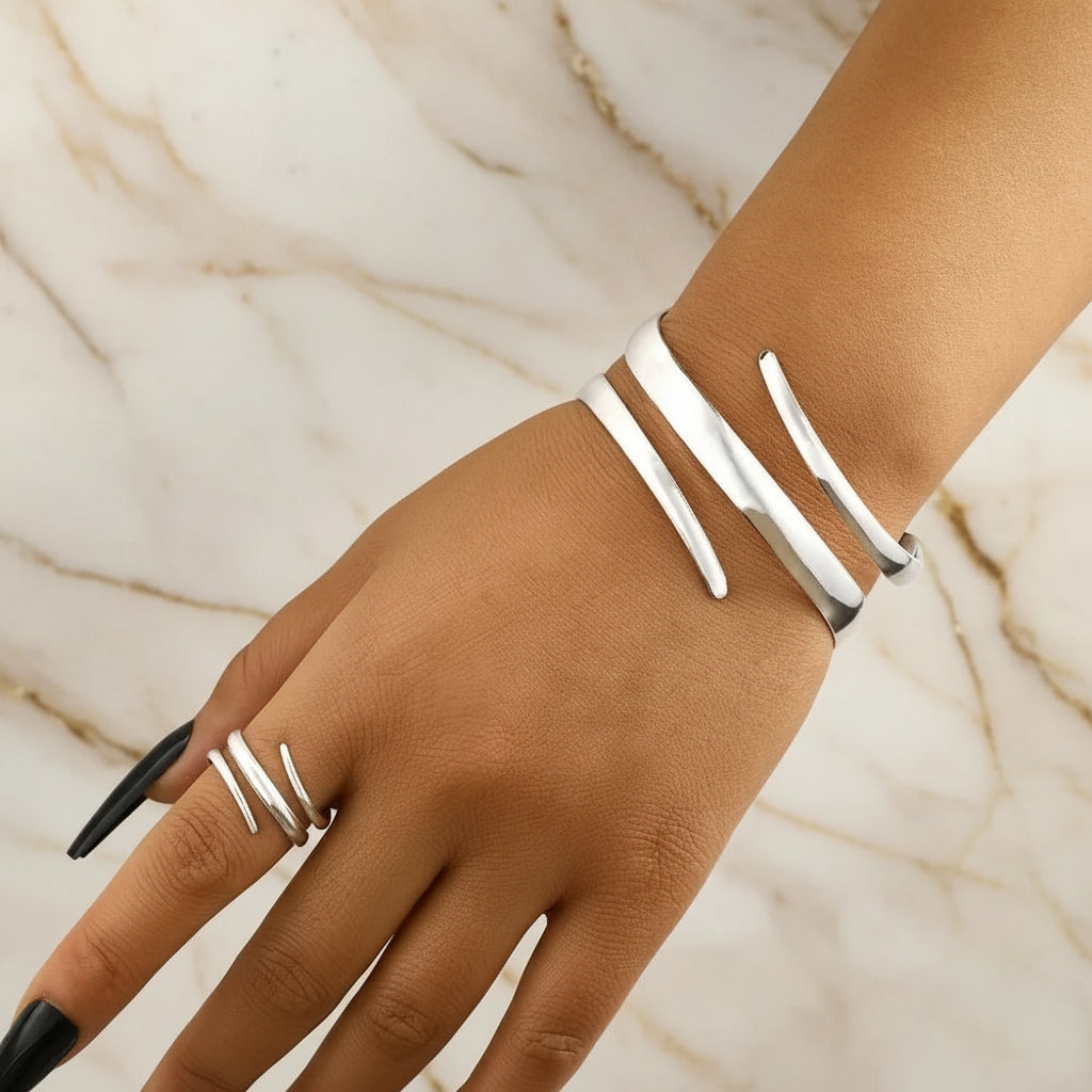 Set Bracelet Bague Raffinée