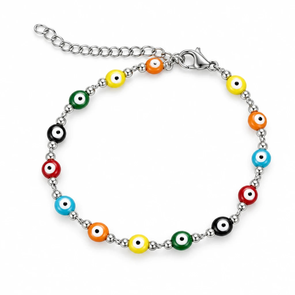 Bracelet Argenté Œil Nazar