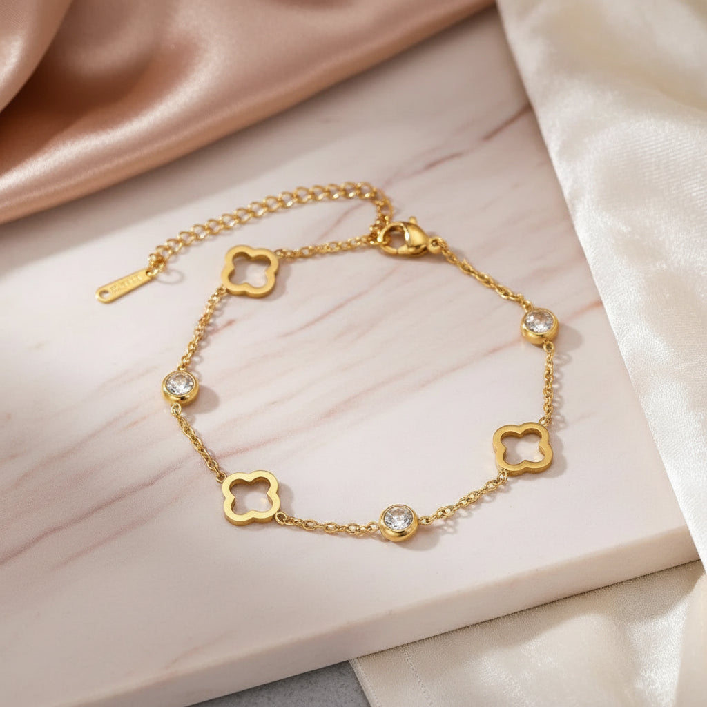 Bracelets Trèfles Email