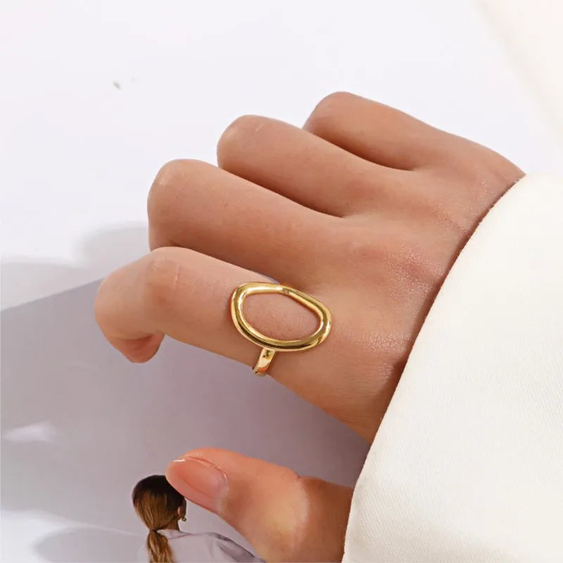 Bague Ajustable Ovale