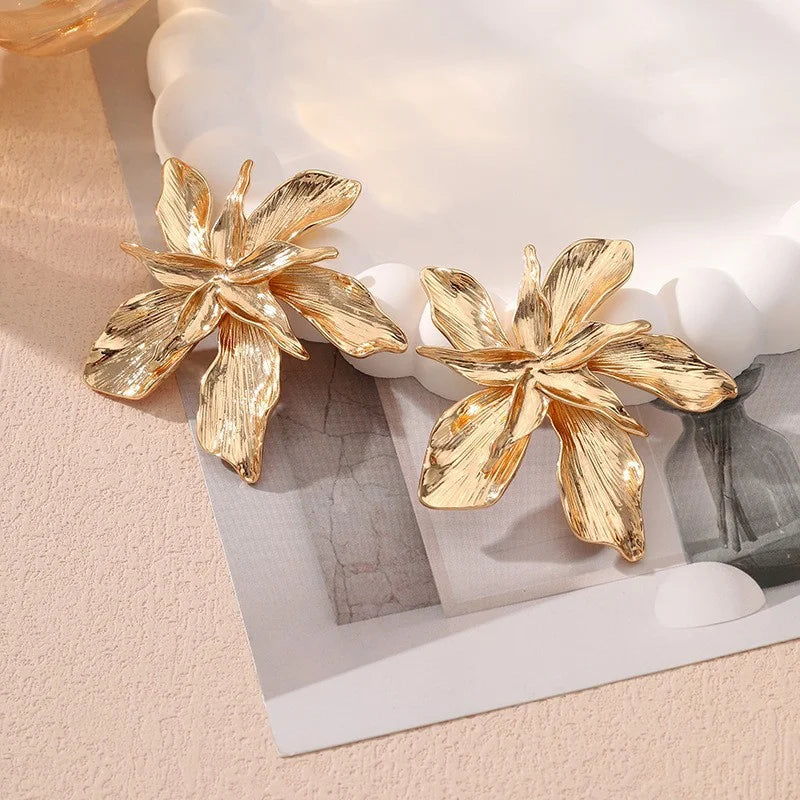 Boucles d’oreilles Double Fleur